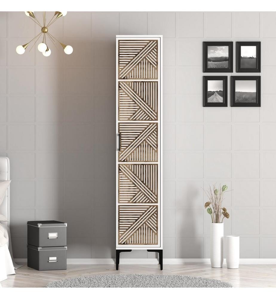 Armoire, Blanc, Panneau de particules mélaminé