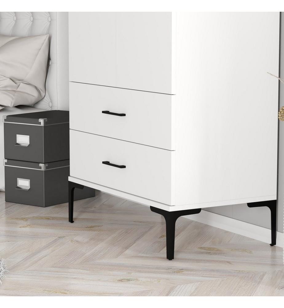 Armoire, Blanc, Panneau de particules mélaminé
