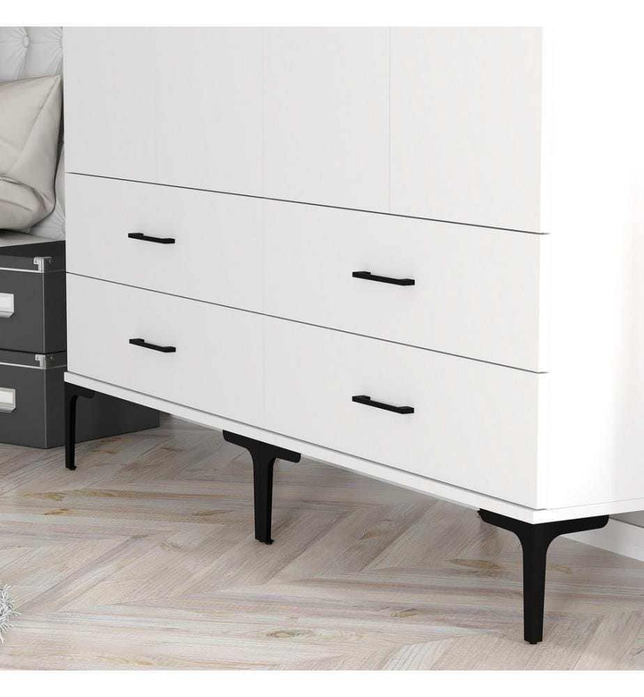 Armoire, Blanc, Panneau de particules mélaminé