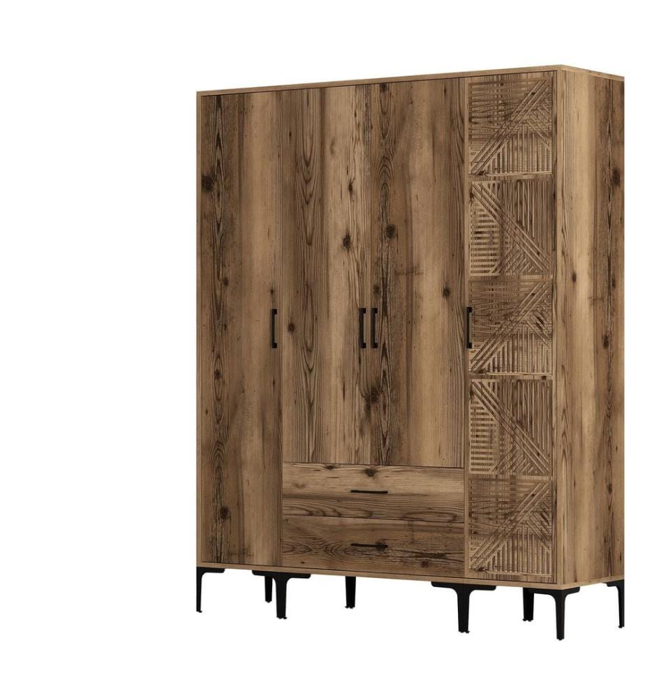 Armoire, Noyer, Panneau de particules mélaminé