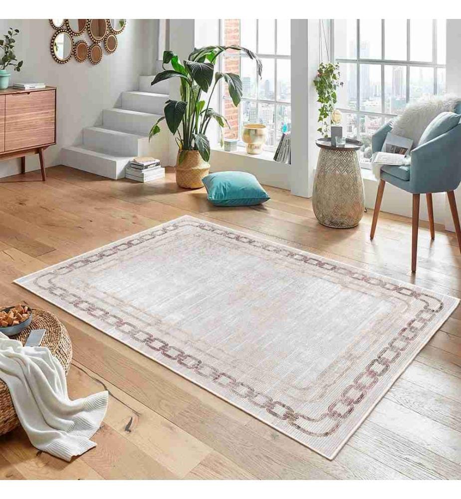 Tappeto, Crema, 70% cotone - 30% ciniglia, 200 x 300 cm