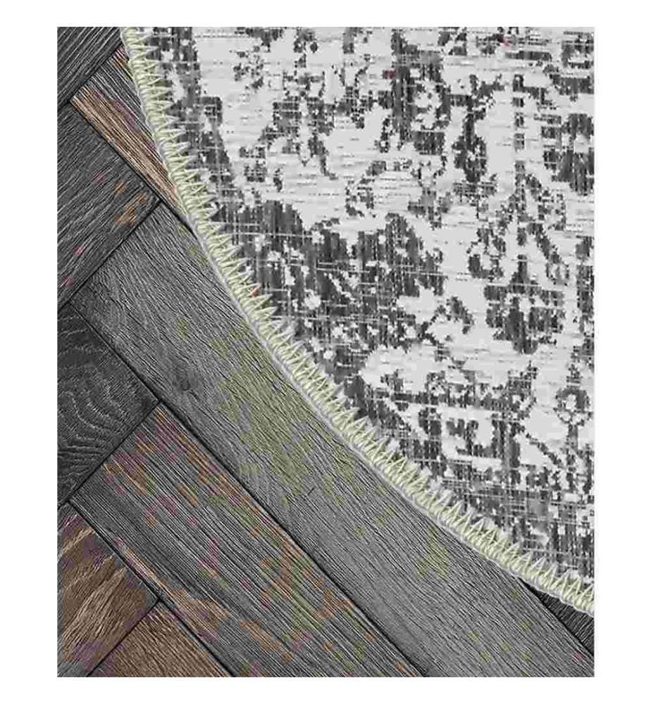 Tappeto, Grigio, 70% Cotone - 30% Ciniglia, 100 x 200 cm