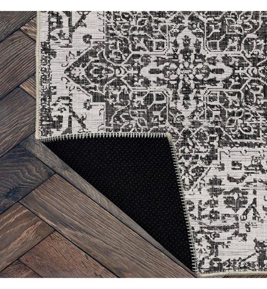 Tappeto, Grigio, 70% Cotone - 30% Ciniglia, 100 x 150 cm