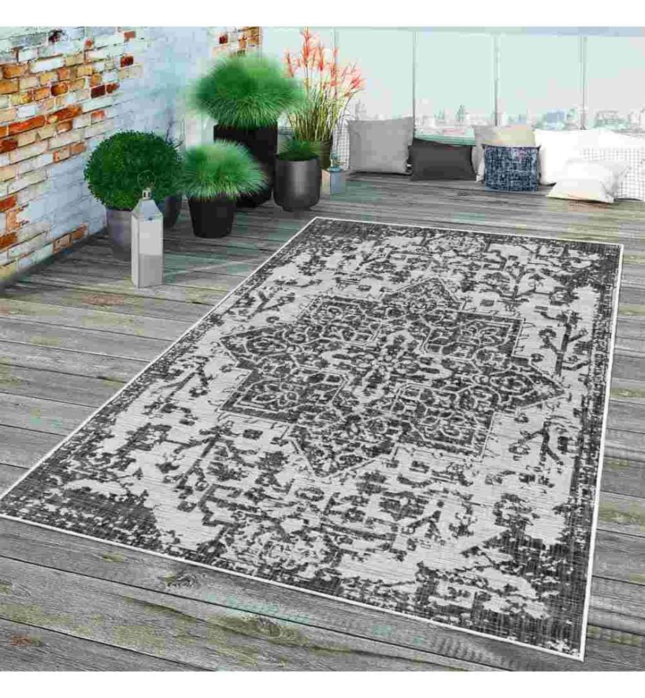 Tappeto, Grigio, 70% Cotone - 30% Ciniglia, 200 x 300 cm