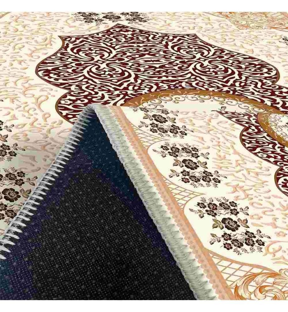 Tappeto, Crema, 70% cotone - 30% ciniglia, 80 x 300 cm