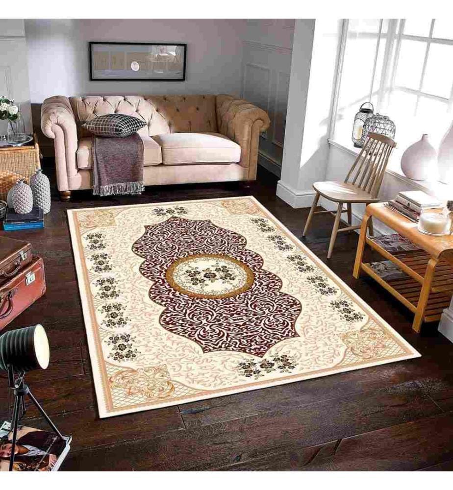 Tappeto, Crema, 70% cotone - 30% ciniglia, 180 x 280 cm