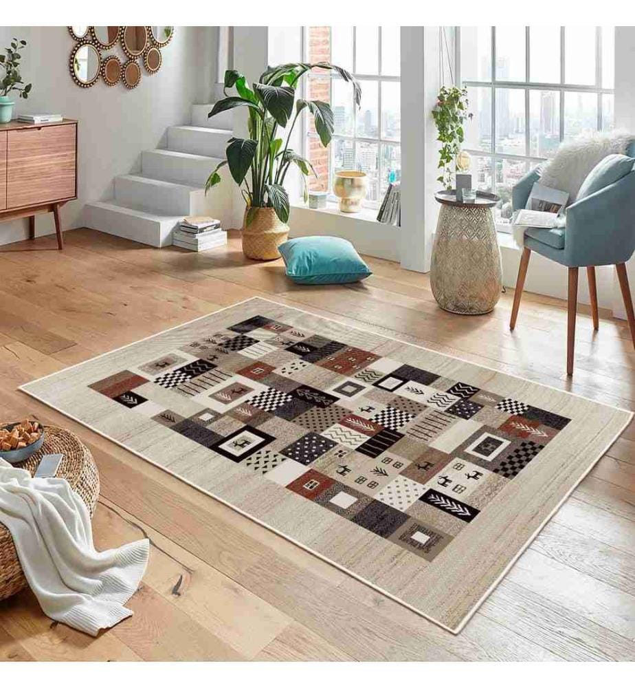 Tappeto, Marrone, 70% Cotone - 30% Ciniglia, 80 x 300 cm