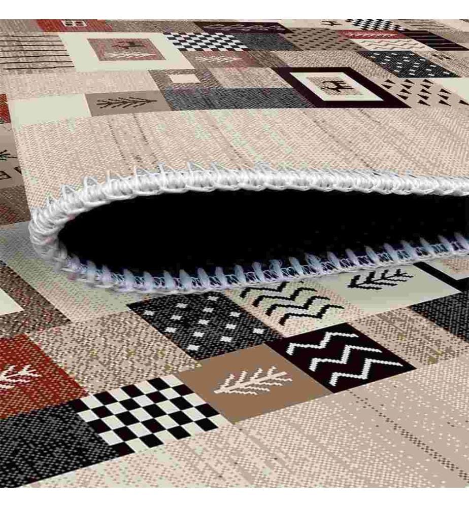 Tappeto, Marrone, 70% Cotone - 30% Ciniglia, 120 x 180 cm