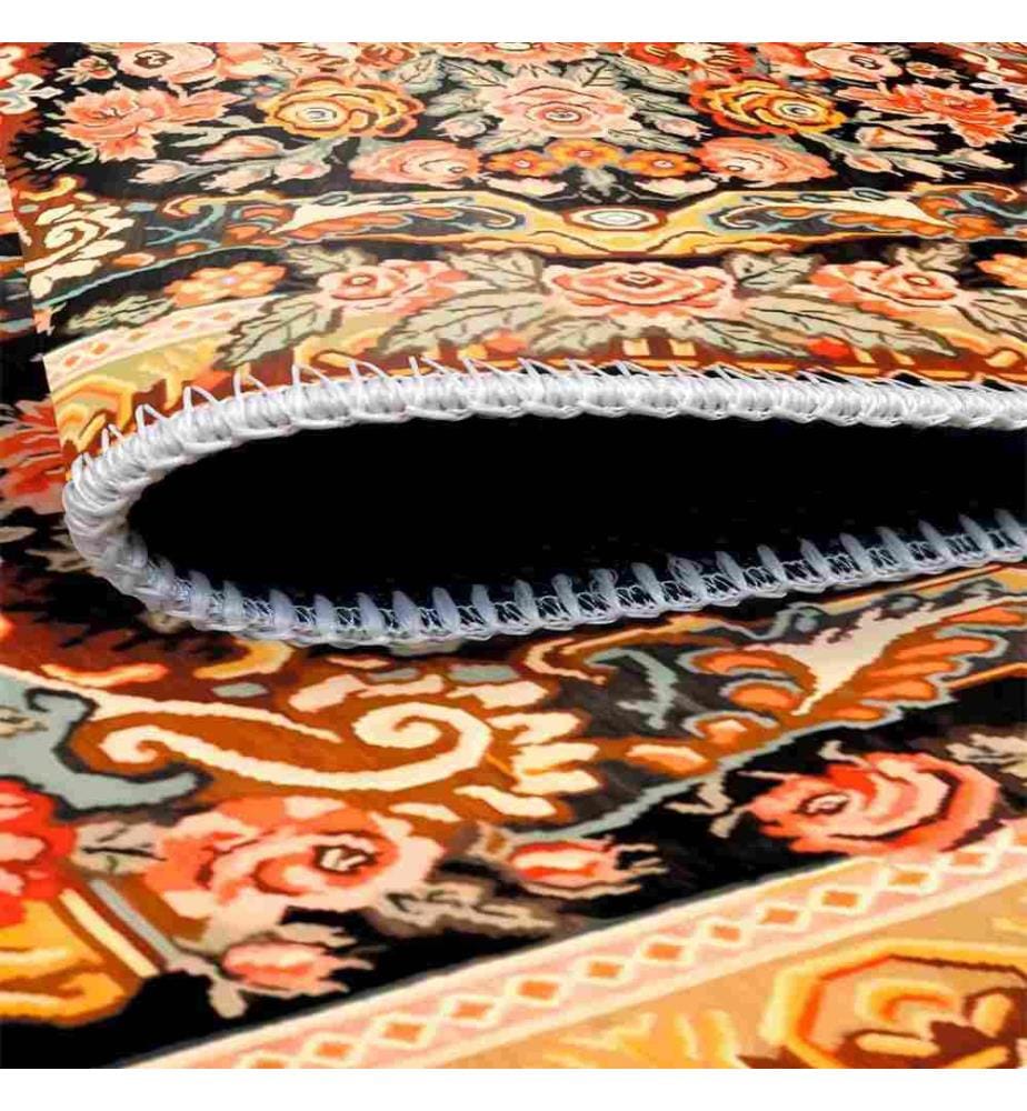 Tappeto, Arancione, 70% cotone - 30% ciniglia, 160 x 230 cm