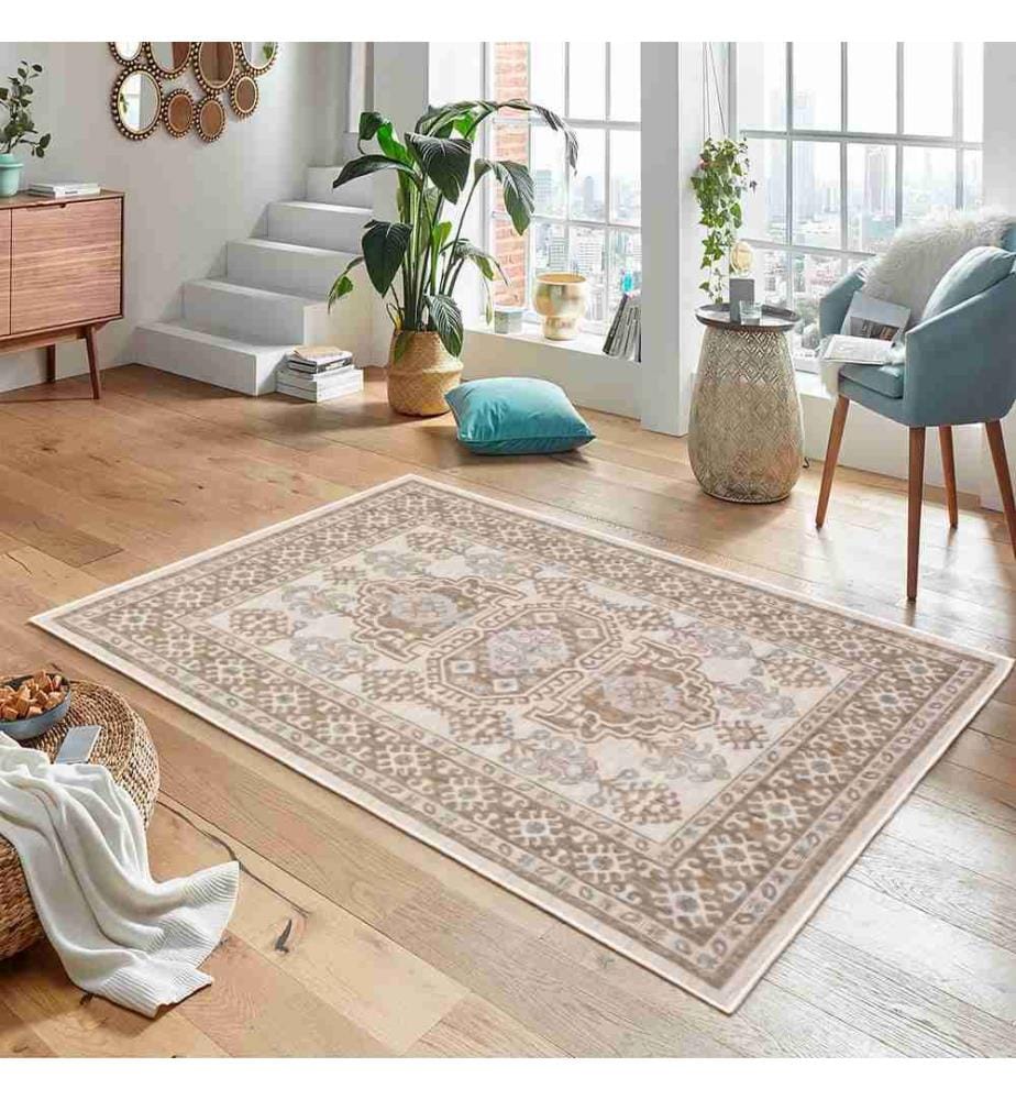 Tappeto, Marrone, 70% Cotone - 30% Ciniglia, 100 x 200 cm