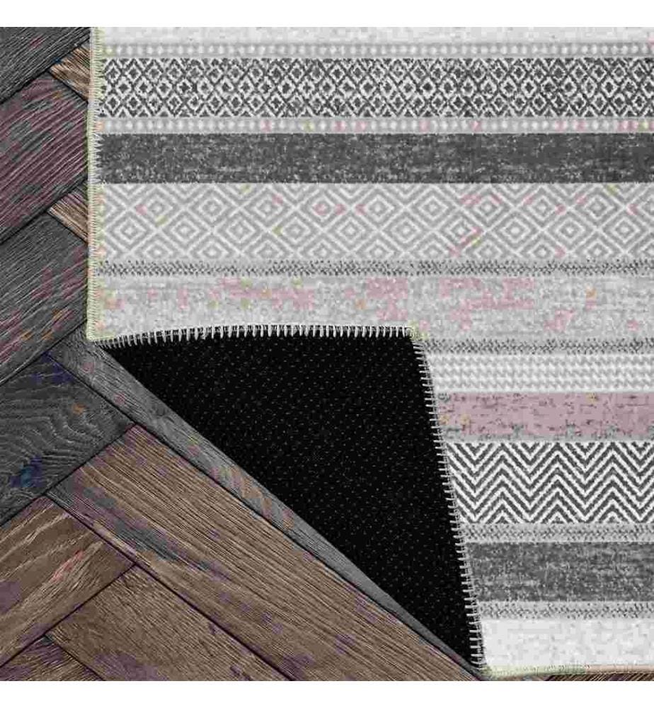Tappeto, Grigio, 70% Cotone - 30% Ciniglia, 60 x 100 cm