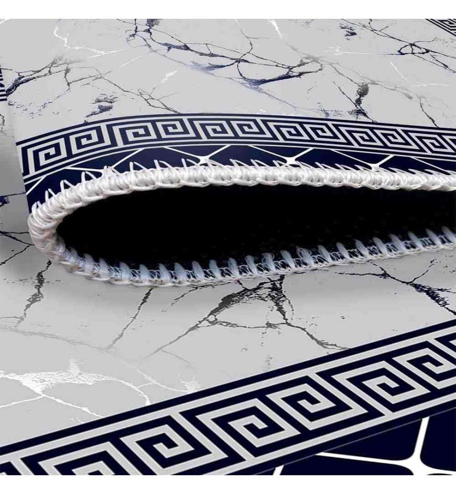 Tappeto, Blu scuro, 70% cotone - 30% ciniglia, 200 x 300 cm