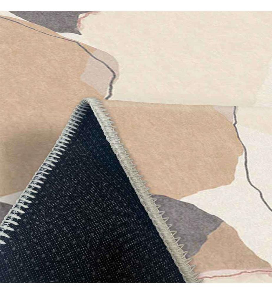 Tappeto, Crema, 70% cotone - 30% ciniglia, 80 x 120 cm