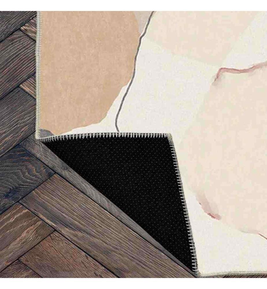 Tappeto, Crema, 70% cotone - 30% ciniglia, 80 x 120 cm