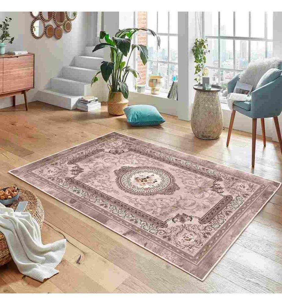 Tappeto, Marrone, 70% Cotone - 30% Ciniglia, 100 x 200 cm