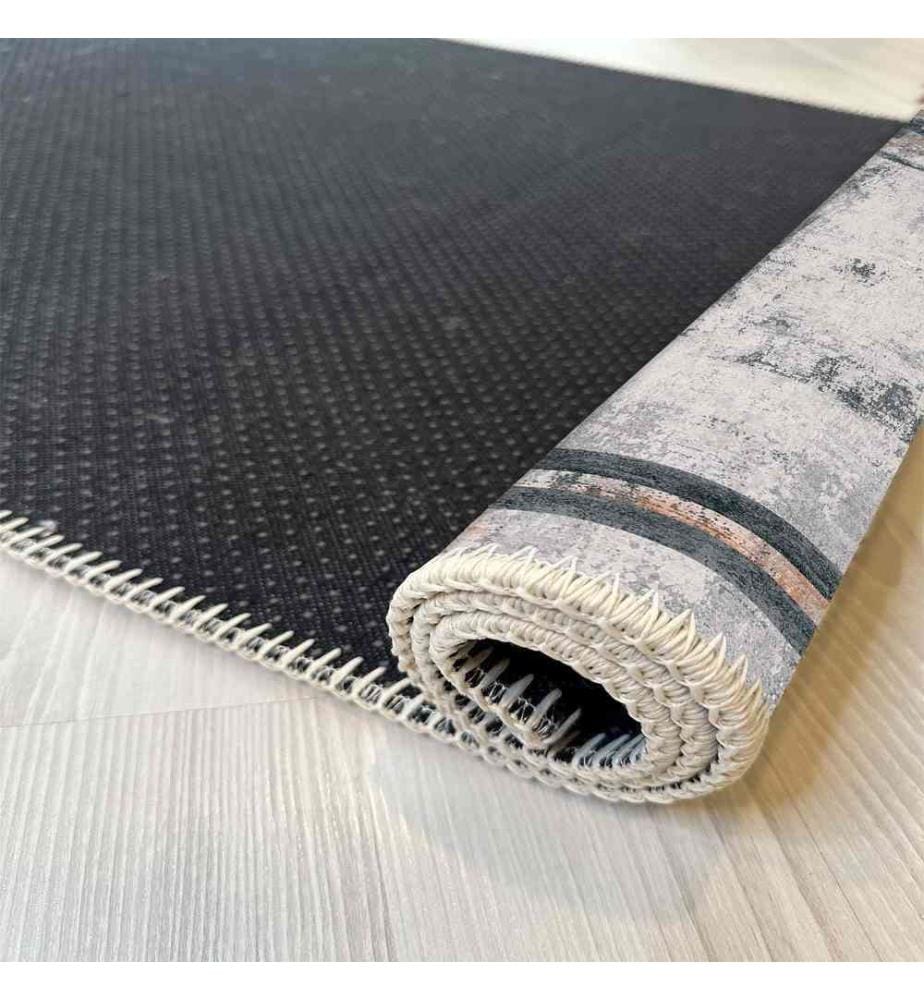 Tappeto, Grigio, 70% Cotone - 30% Ciniglia, 80 x 120 cm