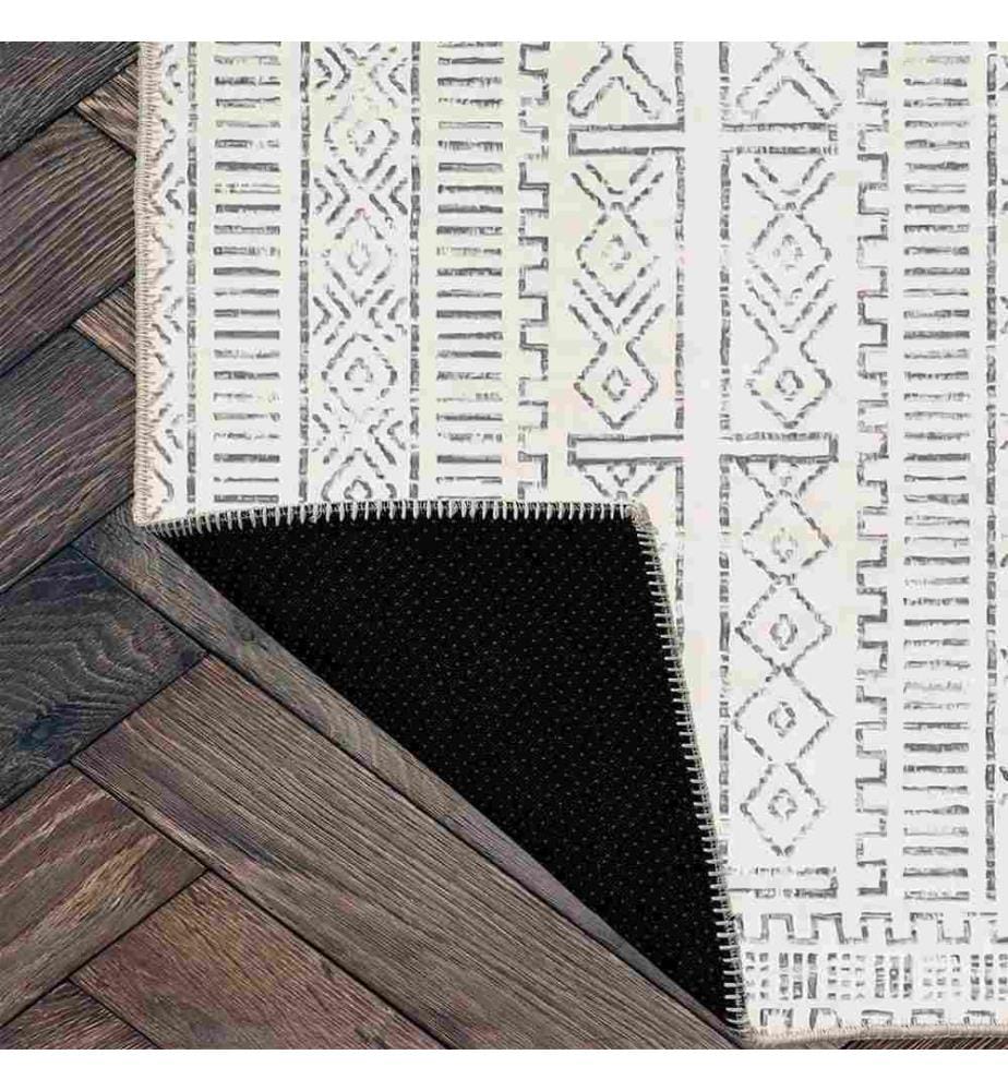 Tappeto, Grigio, 70% Cotone - 30% Ciniglia, 60 x 100 cm
