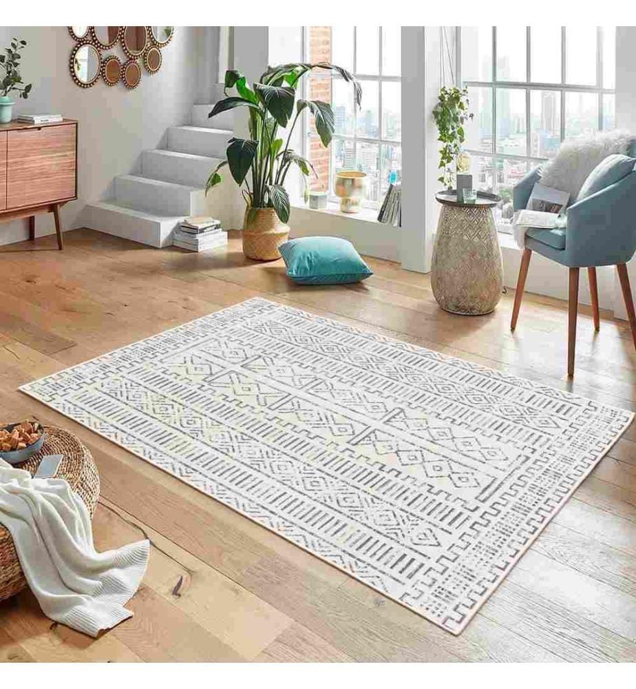 Tappeto, Grigio, 70% Cotone - 30% Ciniglia, 80 x 200 cm