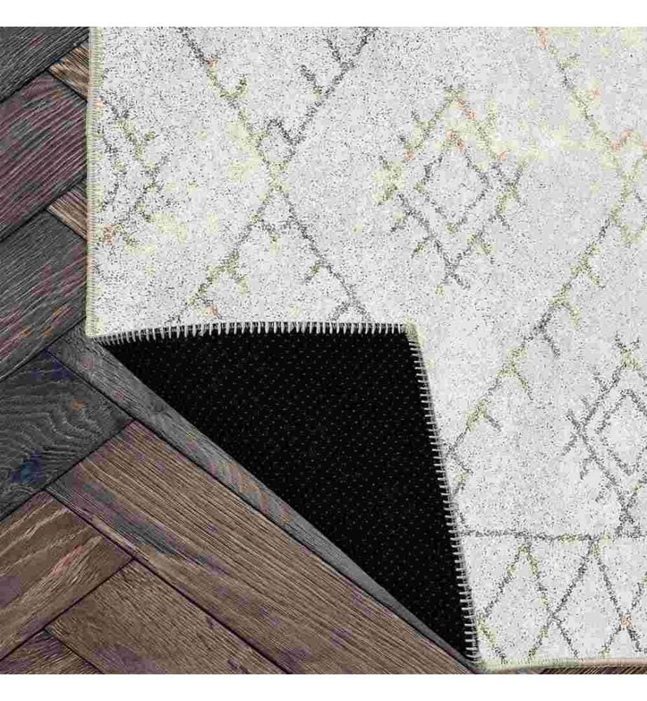 Tappeto, Crema, 70% cotone - 30% ciniglia, 100 x 150 cm