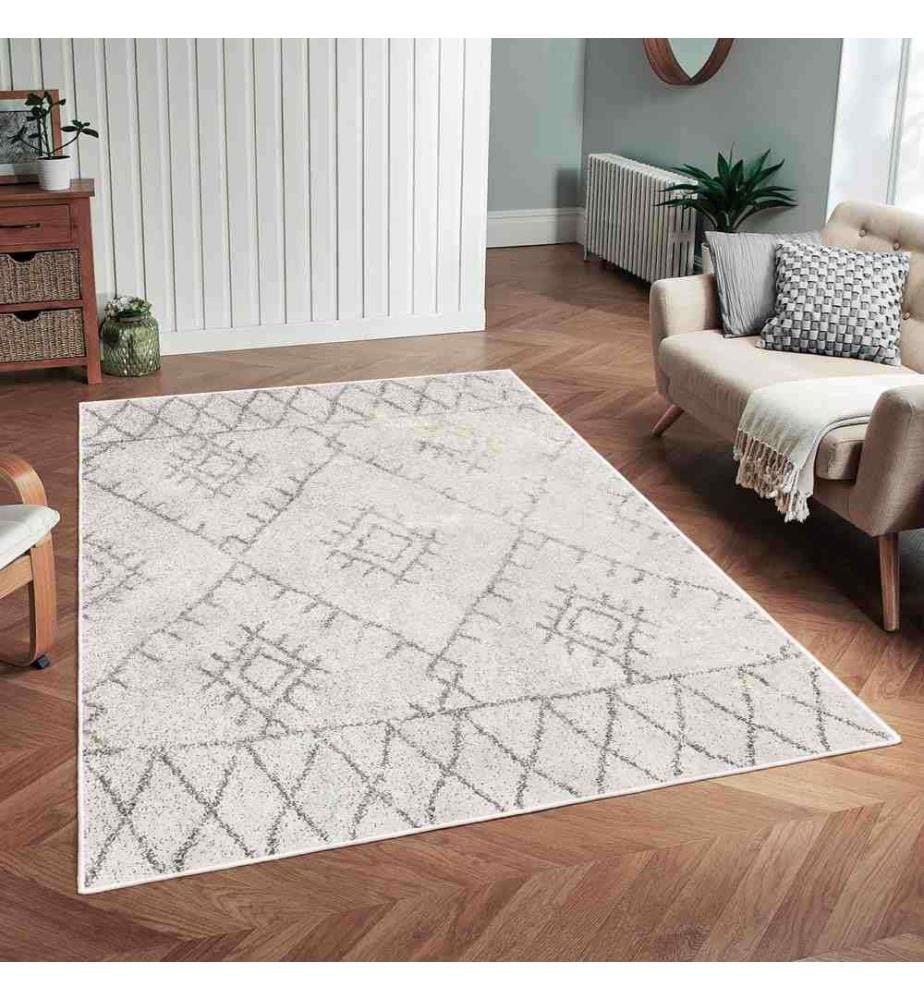Tappeto, Crema, 70% cotone - 30% ciniglia, 100 x 300 cm