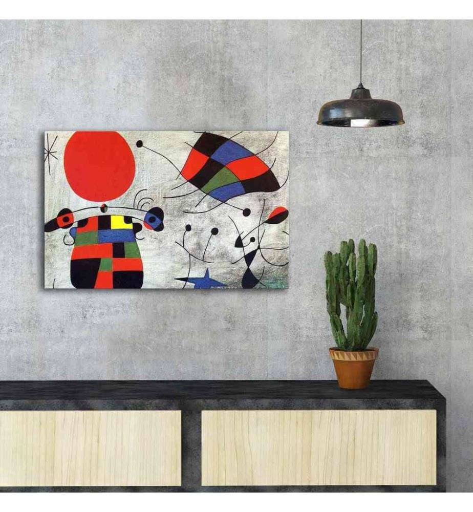Dekorative Leinwandmalerei, Multicolor, Wildleder-Leinwand