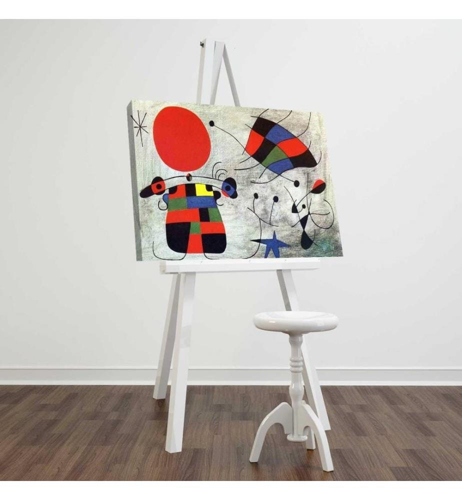 Dekorative Leinwandmalerei, Multicolor, Wildleder-Leinwand