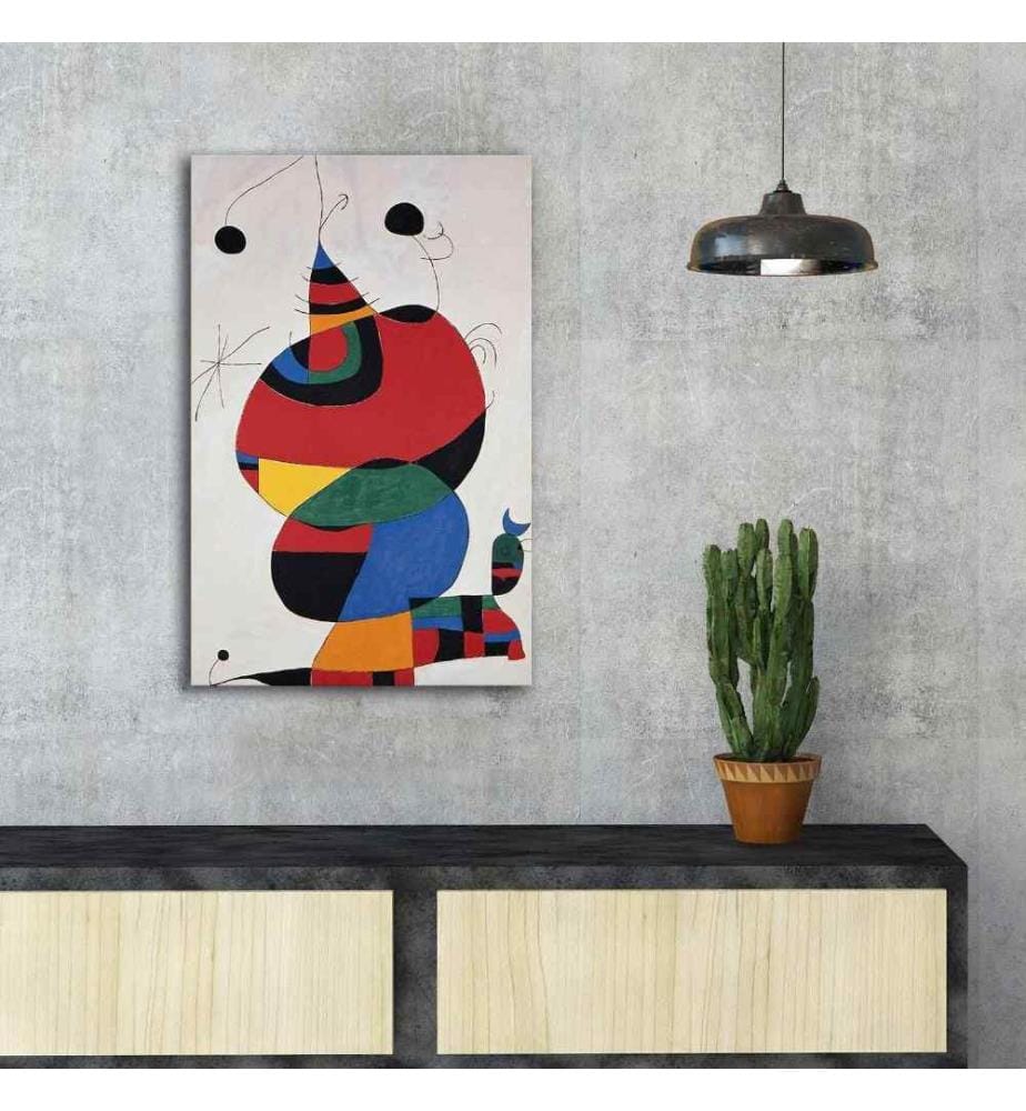 Dekorative Leinwandmalerei, Multicolor, Wildleder-Leinwand