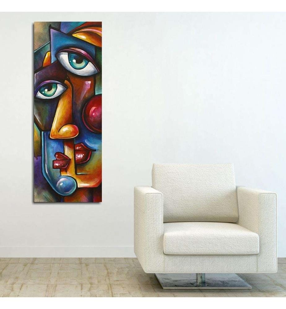 Dekorative Leinwandmalerei, Multicolor, Leinwand