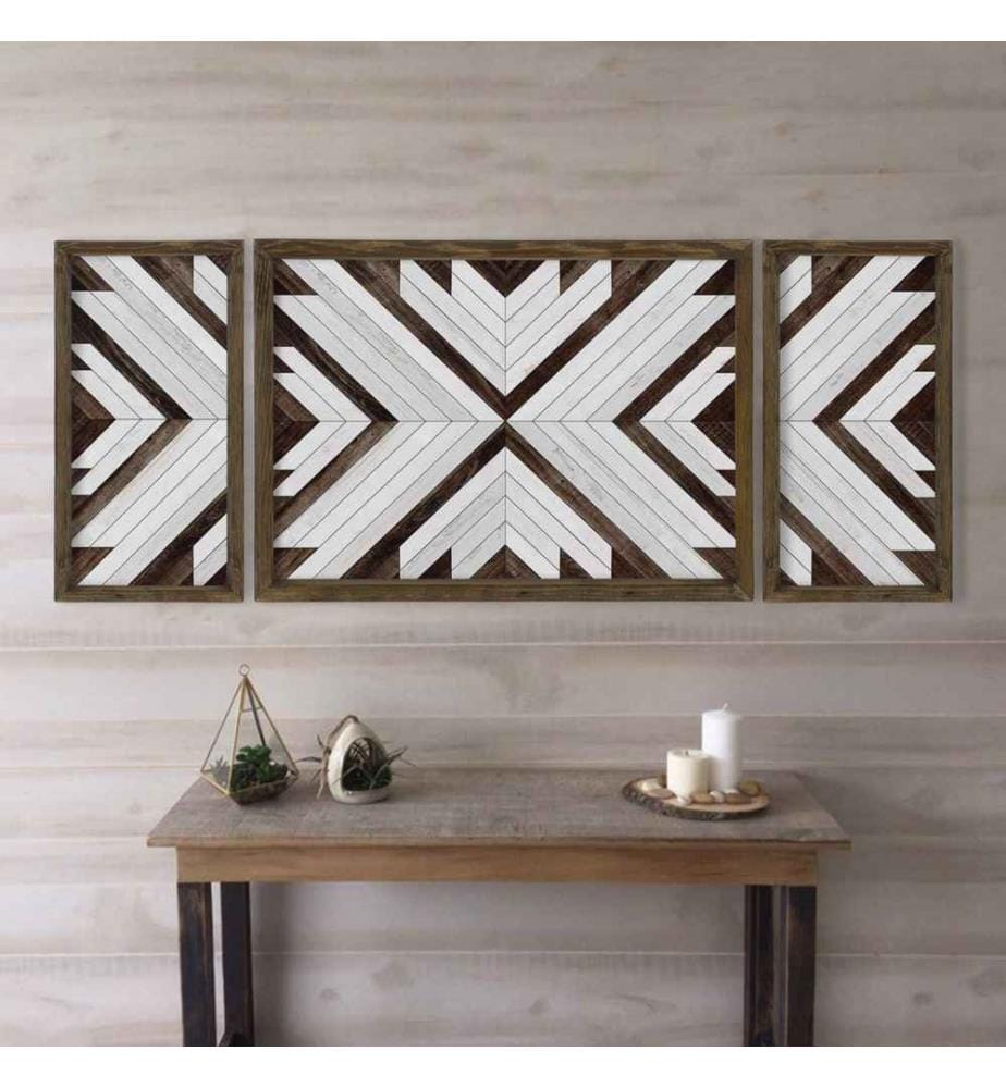 Dekorative MDF-Malerei, 3 Stück, Multicolor, MDF-Malerei, Uv bedruckt