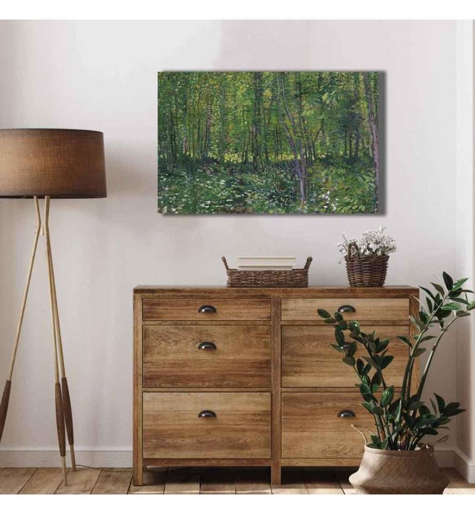 Dekorative Leinwandmalerei, Multicolor, Leinwand, Holzrahmen