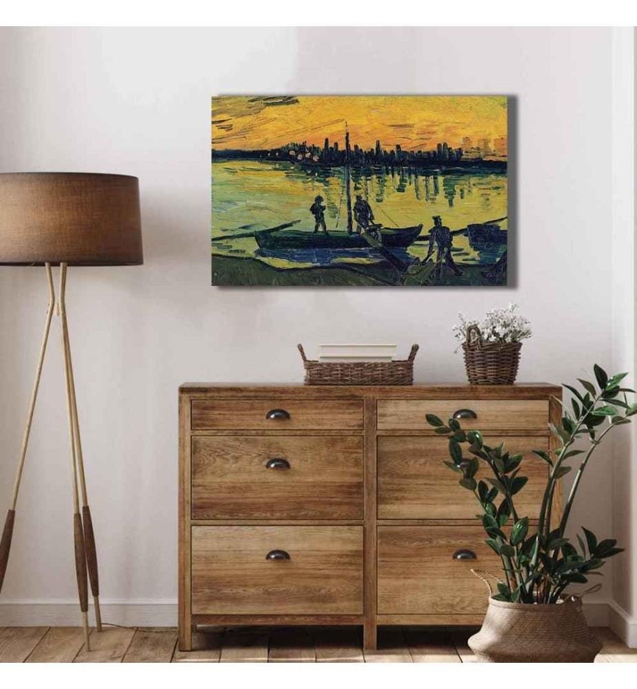 Dekorative Leinwandmalerei, Multicolor, Leinwand, Holzrahmen