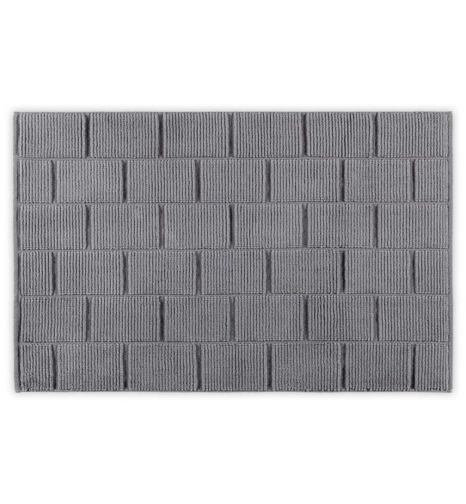 Tappeto da bagno, Grigio, 100% cotone