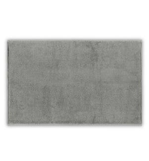 Badematte, Grau, 65% Baumwolle / 35% Lyocell
