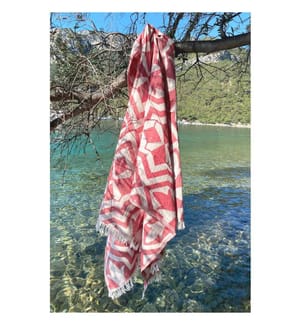 Rouge, Serviettes, Coton