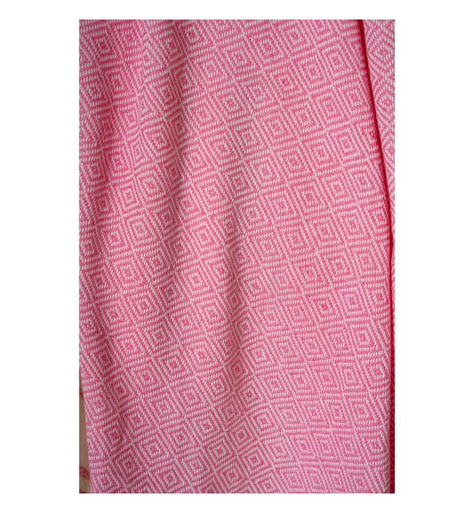 Fouta, serviette de plage, rose, 60 % COTON 40 % POLYESTER