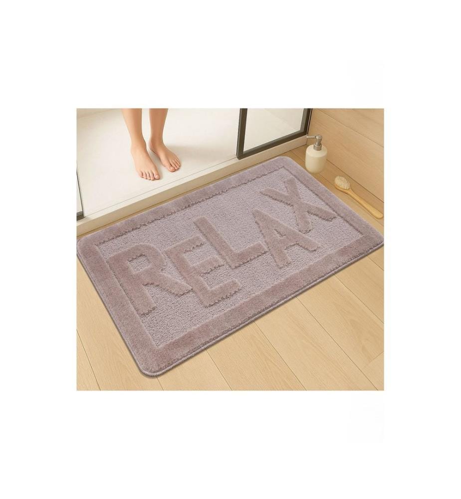 Bathmat, Mink, 100% POLYPROPYLENE