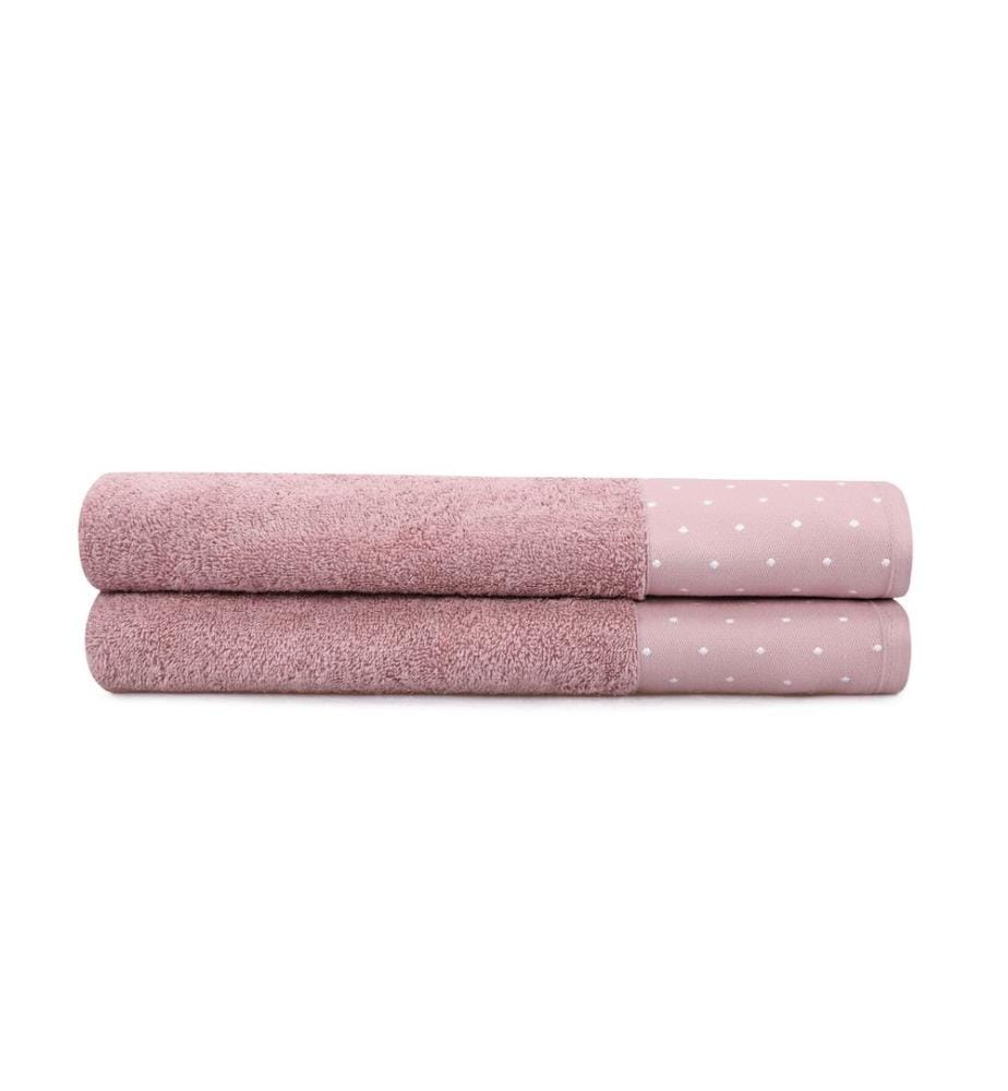 Polveroso, Rosa, Asciugamani, 510 Gr,M², Cotone