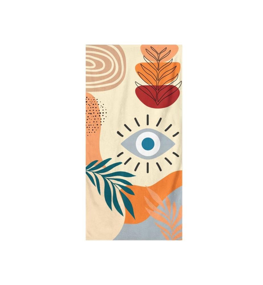 Beach Towel, Multicolor, 60% COTTON / 40% POLYESTER
