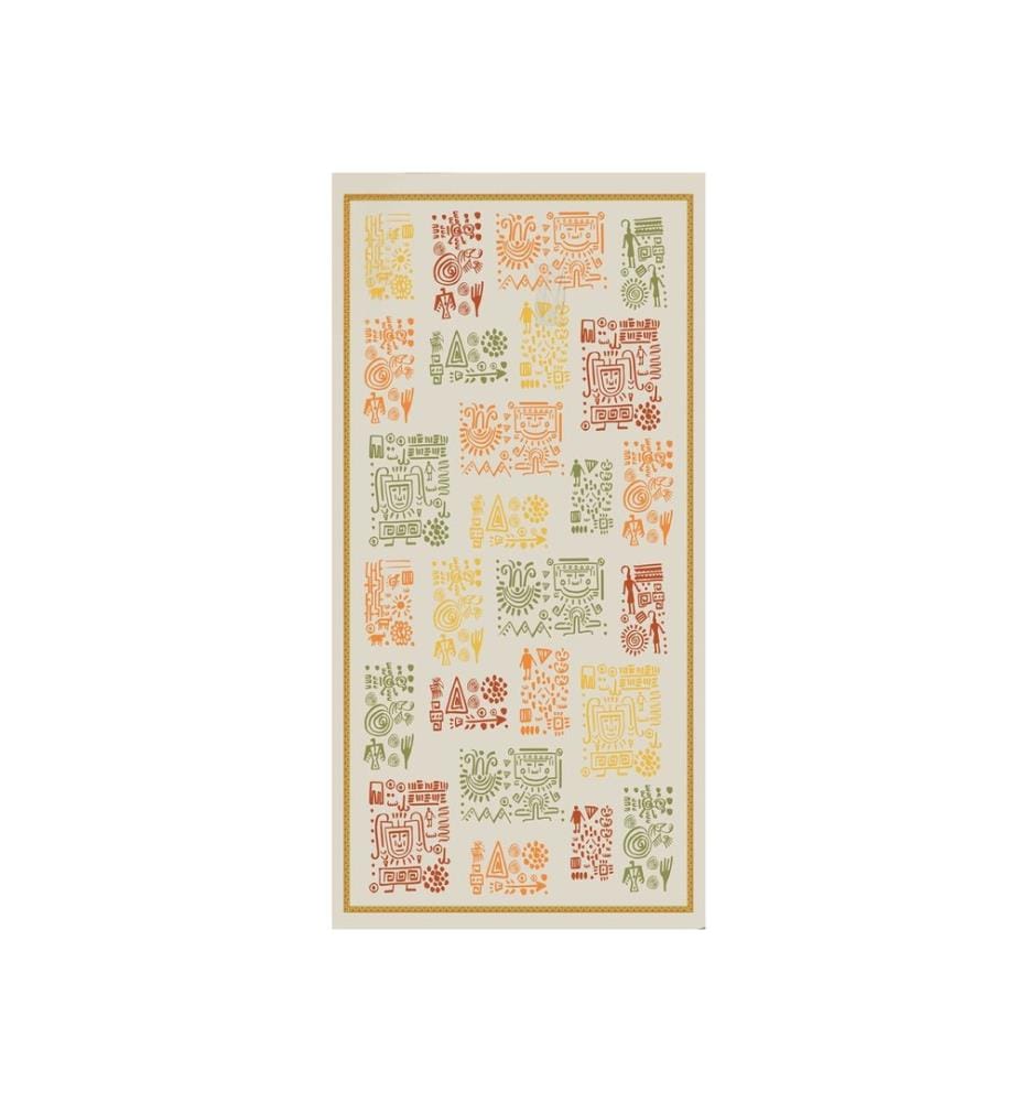 Beach Towel, Multicolor, 60% COTTON / 40% POLYESTER