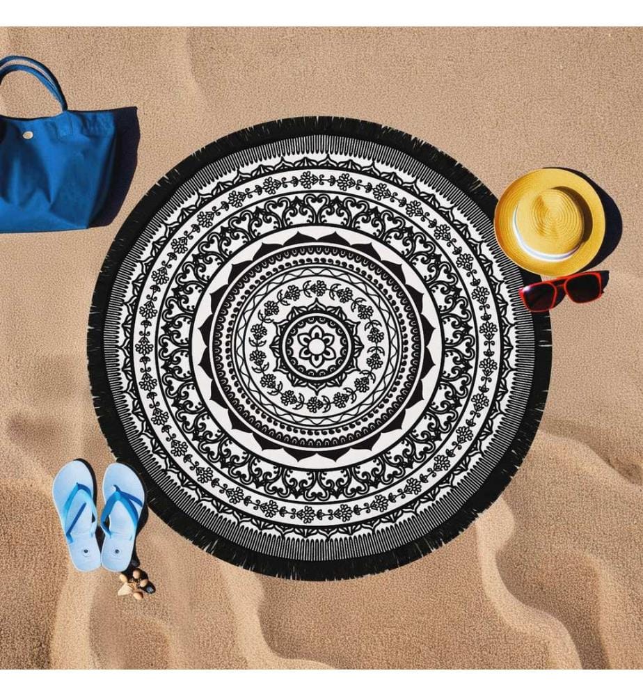 Beach Towel, Multicolor, 60% COTTON / 40% POLYESTER