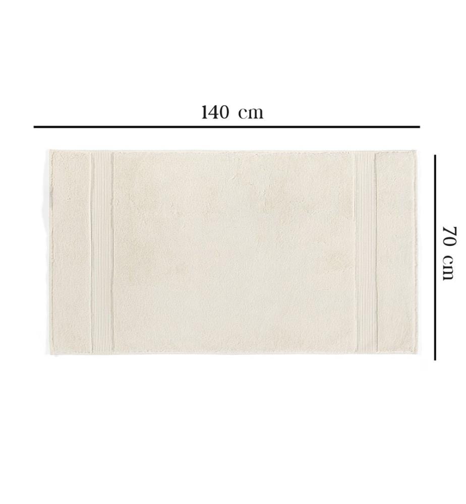 Badetuch, Creme, 100% Baumwolle
