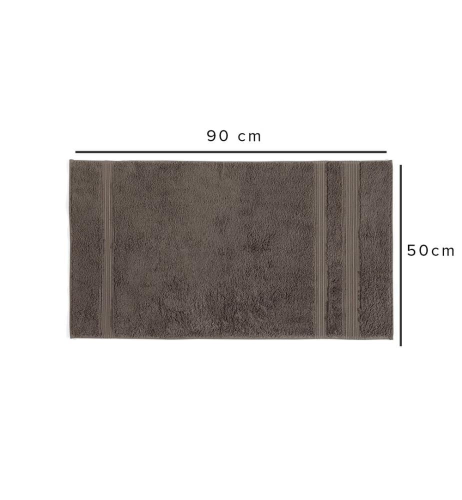 Asciugamano, marrone, 60% cotone / 40% bambù