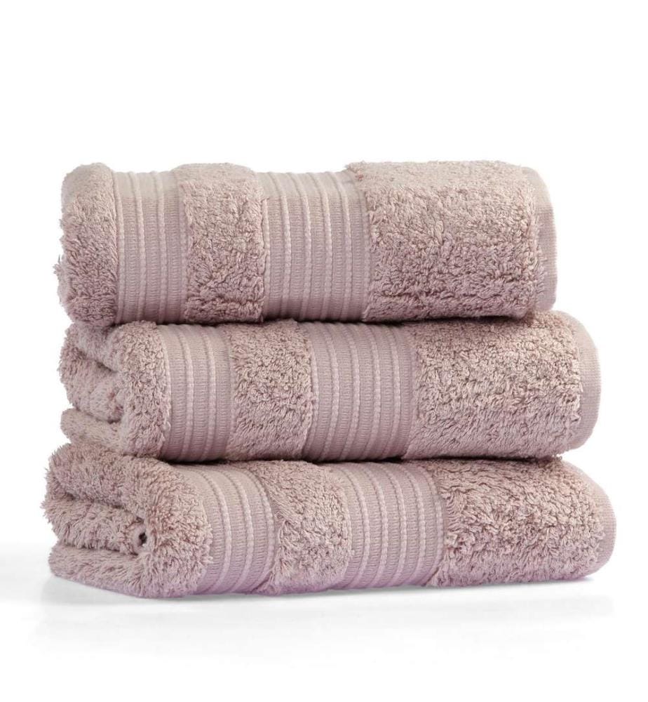 Badetuch, Rosa, 60% Baumwolle / 40% Bambus