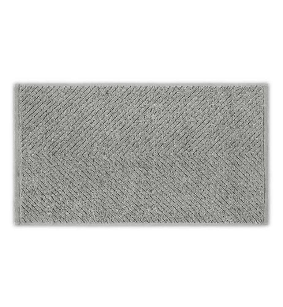 Serviette de toilette, grise, 100 % COTON