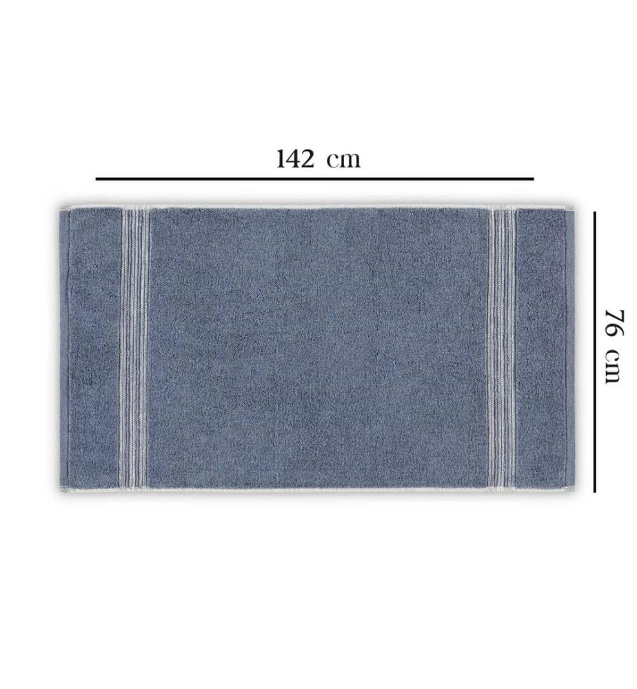 Bath Towel, Blue, 100% Cotton