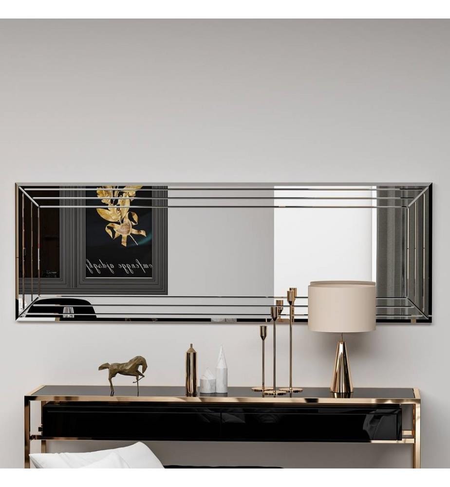 Specchio, bianco, MDF, specchio da comò