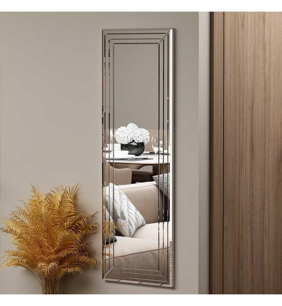 Specchio, bianco, MDF, specchio da comò