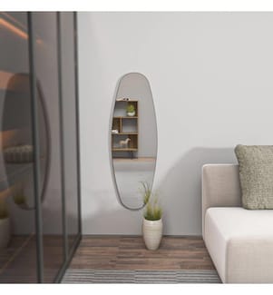 Specchio Cheval, trasparente, MDF