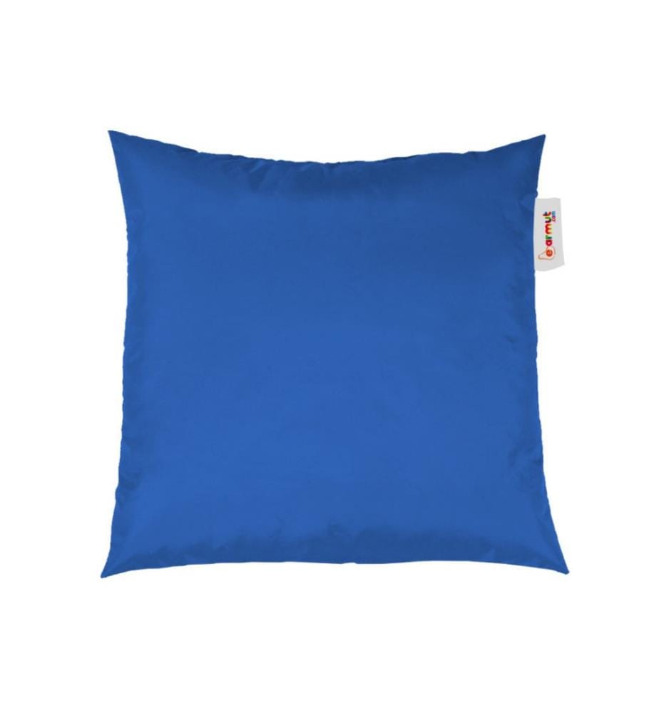 Coussin, bleu, 100% Styrofoam recyclé haute densité, tissu : 100% Polyester