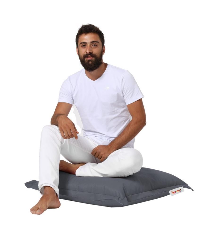Garden Cushion, Fume, High Density Recycled Styrofoam, Polyester Fabric